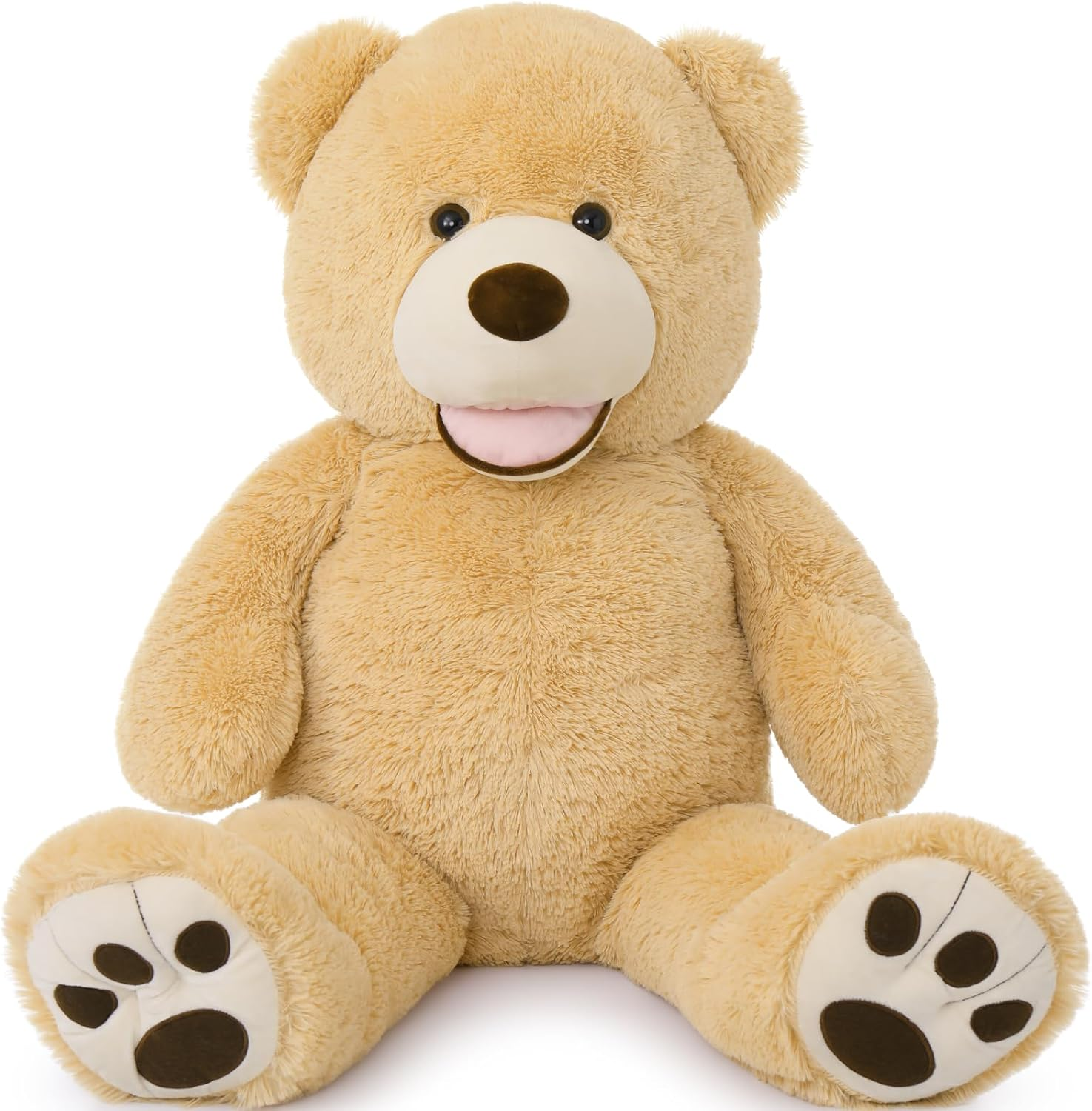 Giant Teddy Bear Plush,39 Inches Big Teddy Bear Stuffed Animal,Adorable Smiling