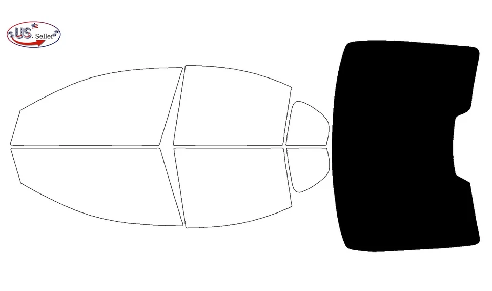Kit de película de tinte de ventana de 2 capas precortada personalizada computarizada para Volvo S80 2007-2016 Foto 4 de 4