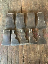 9 SINGLE BIT AXE HATCHET HEADS PLUMB MANN DUNLAP TRU TEMPER OTHERS LOGGING TOOLS