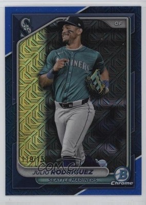 2024 Bowman Chrome Mega Box Blue Mojo Refractor Julio Rodriguez Rodríguez 1ca6
