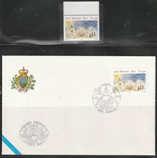 Christmas 373) San Marino 1999 Mi# 1862 ** + FDC: Krippe, 3 Könige Weisen