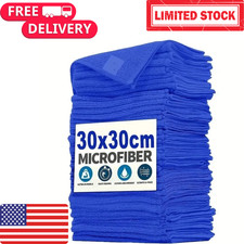 Microfiber Cleaning Cloth Towels Car Wash Auto Detailing Lint Free Reusable