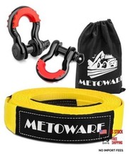 Heavy Duty Tow Strap Recovery Kit - 3" x 20ft 35,000lbs Tree Saver Winch