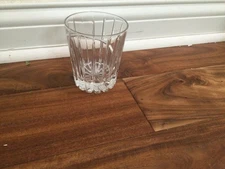 Mikasa Uptown Swirl Crystal Double Old Fashion Rock Glass 4" Tumbler lowball