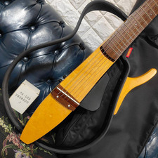 YAMAHA SLG-100S Silent Guitar Steel String Travel Acoustic Electric Noir