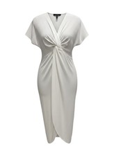 Show Me Your Mumu White Rayon Wrap Dress XS