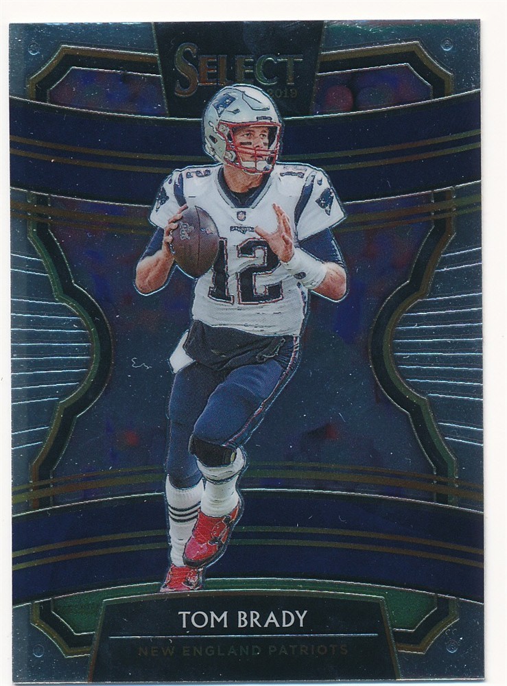 TOM BRADY 2019 SELECT CONCOURSE #1 NEW ENGLAND PATRIOTS FOOTBALL MINT A
