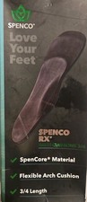 Spenco Rx Arch Cushions 3/4 Length Comfort Support Women Sz 0