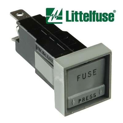 G24323E + Littelfuse 348 Series Panel Mount Stylish Fuse Holders for 3AG Fuses