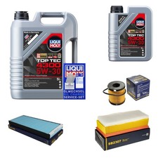 SCT Inspektionspaket 6 L Liqui Moly Top Tec 4300 5W-30 für Peugeot 807 E 2.0 HDi