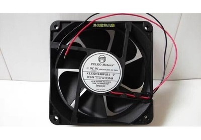 1 pc. New K1232H24BPLB1-7 DC24V 0.574A 12CM 2-Wire Inverter Cooling Fan *le