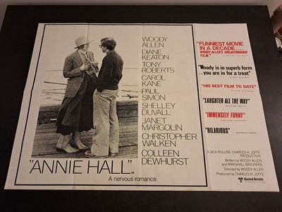 ANNIE HALL (1977, dir: Woody Allen) Original UK Quad Poster (folded)
