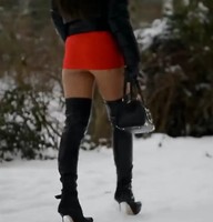 Red Ultra Micro Mini Skirt Womens Bodycon Stretch Club Party Short Skirt