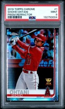 Shohei Ohtani RC 2019 Topps Chrome Refractor Angels Rookie PSA 9