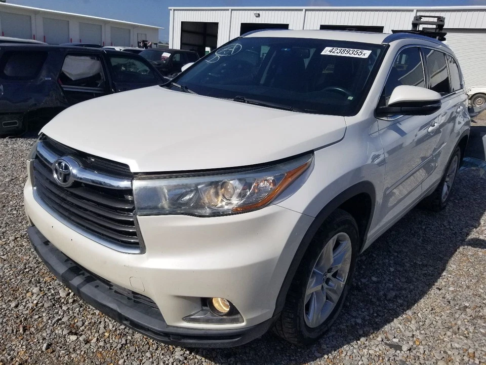 Toyota Highlander Limited 16 2016 cuarto ventana cristal conductor izquierdo Foto 2 de 4