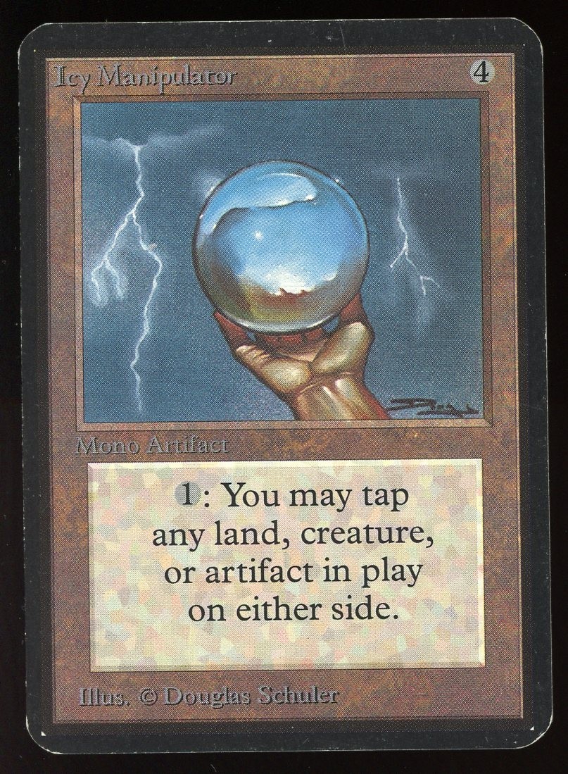 1993 Alpha Icy Manipulator ~ Vintage MTG/Magic ~ MP- Condition