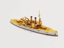 Navis 310 US Battleship Idaho BB-24 White/Gold 1/1250 Scale Model Ship