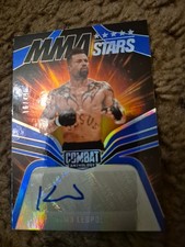 2025 Panini PFL Combat Anthology MMA Stars Kimo Leopoldo Autograph #'d 16/49
