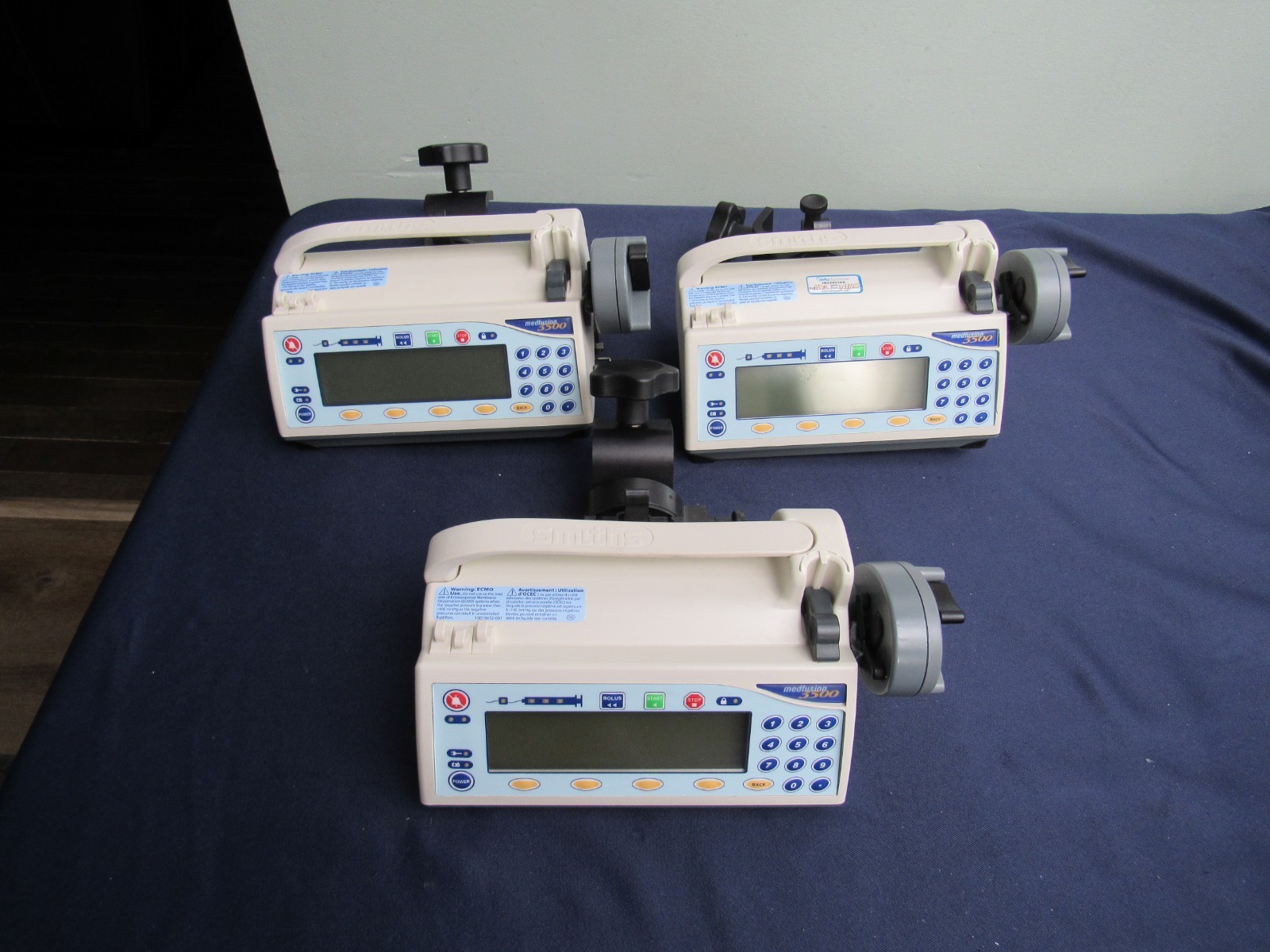 Smiths Medfusion 3500 Infusion Pump v6.0.0 w/ Pole Clamp and PharmaGaurd
