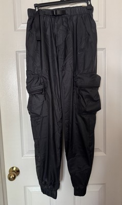 Nike Men s Size XS Sportswear Tech Lined Woven Belted Pants Black FB7911-010