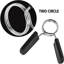 Barbell Clamps Dumbbell Spring Clip Circlip Collars 1 Inch Weight Bars Clips ...