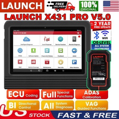 2026 LAUNCH X431 V PRO 5 Elite Car OBD2 Scanner Diagnostic Tool ECU Coding TPMS*