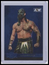 2022 SkyBox Metal Universe #120 Luchasaurus Blue Spectrum