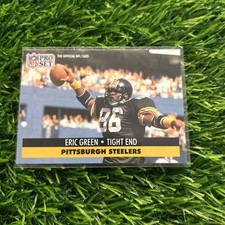 1991 NFL Pro Set Eric Green Pittsburgh Steelers #273 Liberty University F44