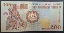 2001 Lesotho 200 Maloti P20b, D4949**.