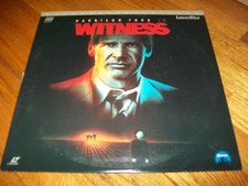WITNESS Laserdisc LD WIDESCREEN FORMAT EXCELLENT CONDITION RARE GREAT FILM 