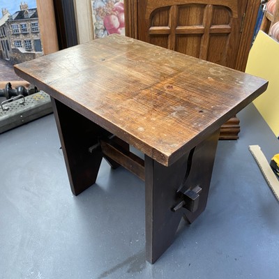 Vintage Massivholz Handarbeit Tritthocker Sitz Utility Pflanzenständer