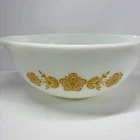 Vintage Pyrex Butterfly Gold Cinderella Mixing Bowl #443 2.5 Qt Quart Dish
