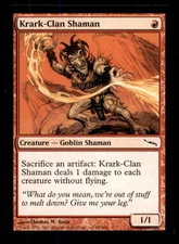 MTG Krark-Clan Shaman LP Light Play Mirrodin [3155]