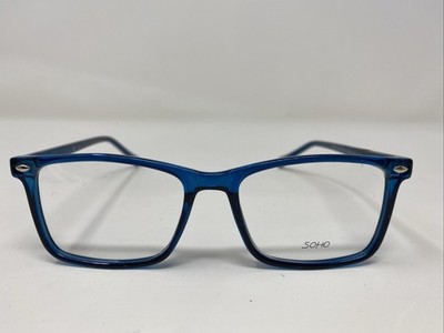 VE Soho SOHO 1080 Blue Crystal 48-16-135 Plastic Full Rim Eyeglasses Frame H300