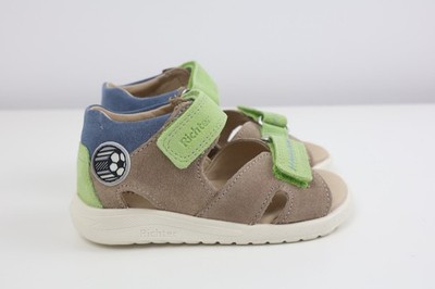 Neu Richter Sandalen Alvar Gr. 26 grau grün Schuhe für Jungen
