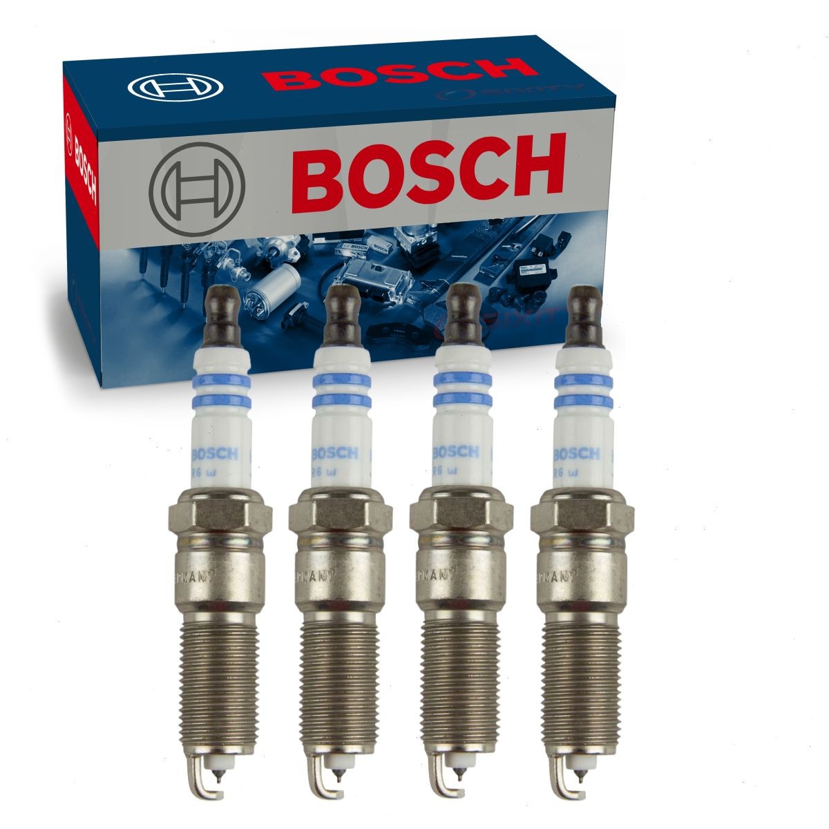 4 pc Bosch Double Iridium Spark Plugs for 2003-2005 Dodge Neon 2.4L L4 pz