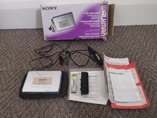 Sony Walkman WM-EX808HG Chrome Vintage Cassette Player 