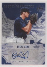 2018 Panini Diamond Kings DK Rookie Signatures Lucas Sims #S-LS Auto w0e