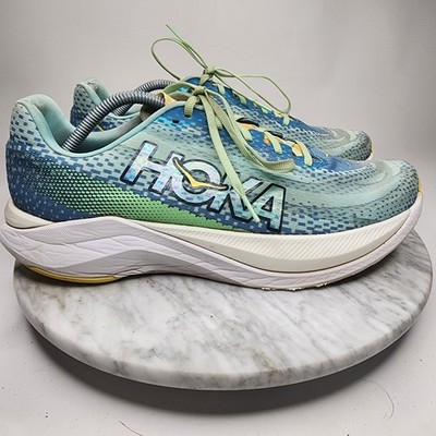 Hoak One One Mach X Dusk Blue Running Comfort Shoes Mens Size 12D 1141450DDL