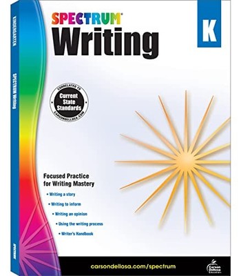 Spectrum Writing, Grade K: Volume 34, Spectrum