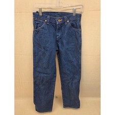 Wrangler Boys 14 Regular Jeans Blue Straight Leg 100 Cotton 1013MWZBP Denim