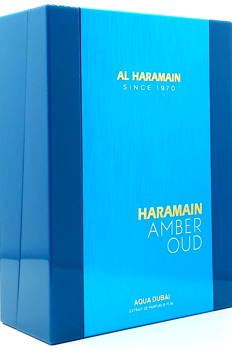 AL HARAMAIN AMBER OUD AQUA DUBAI EXTRAIT DE PARFUM 2.5 Oz / 75 ml