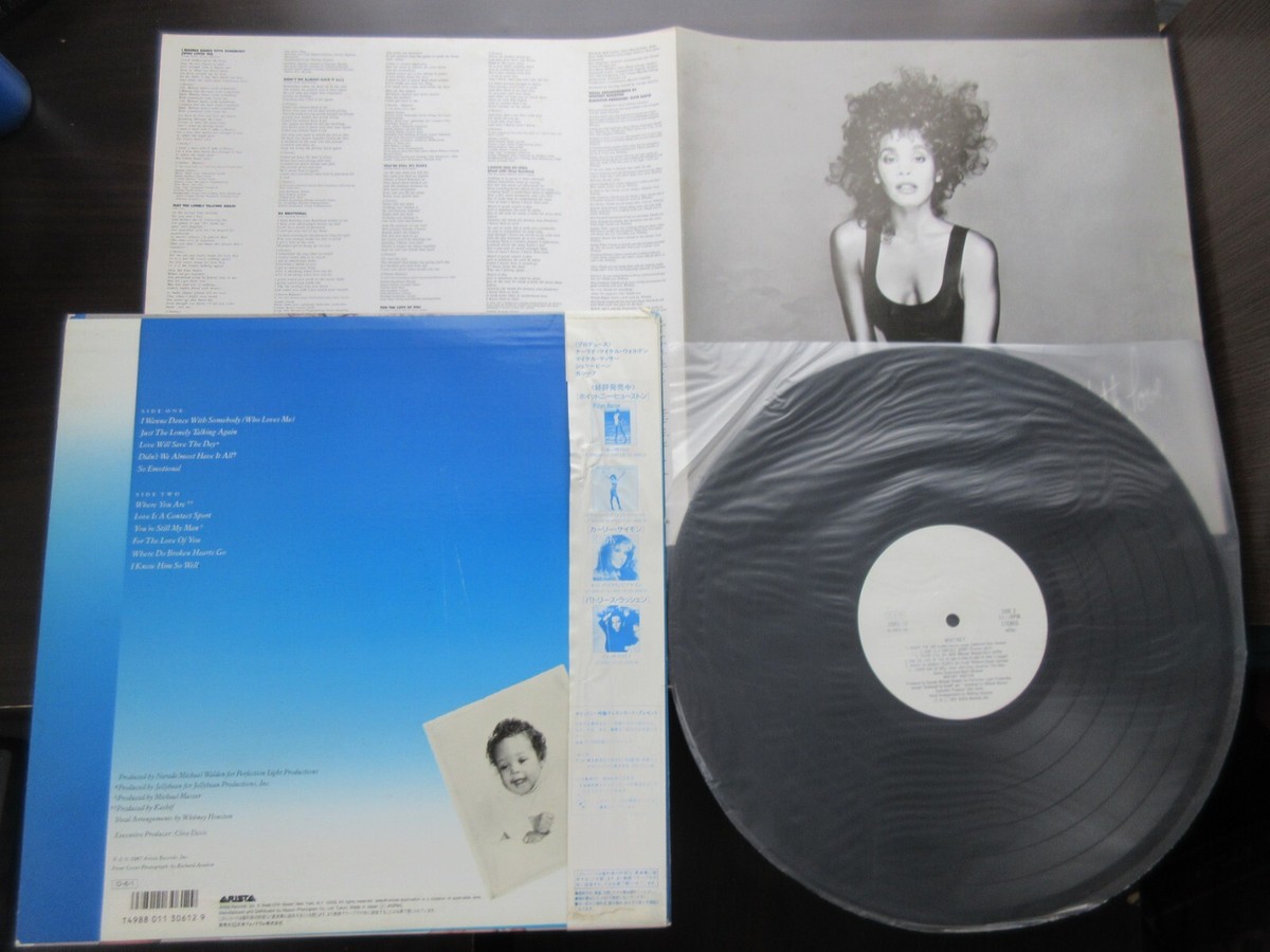 Whitney Houston Whitney II Japan Promo Vinyl LP w OBI 28RS-12 2nd