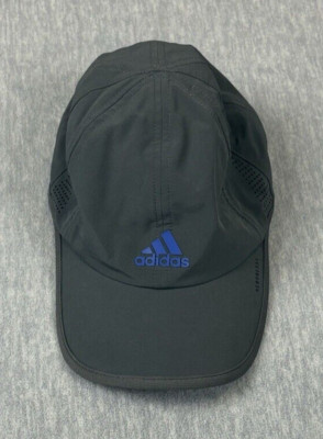 adidas Aeroready Baseball Running Hat Adult Gray Lightweight Strapback Wicking