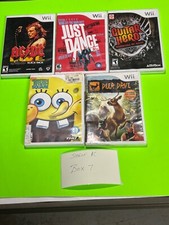 Lot of 5 Empty Wii game Cases