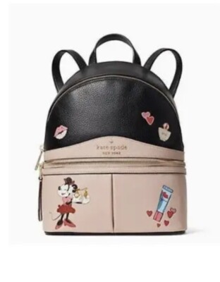 Minnie Mouse X Kate Spade Limited M Backpack Bag Disney Minnie Mouse Polka Dot Backpack by kate spade new  main image 4