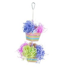 Prevue Pet Products Forage  Engage Baskets of Bounty Bird Toy, Parrot Toy