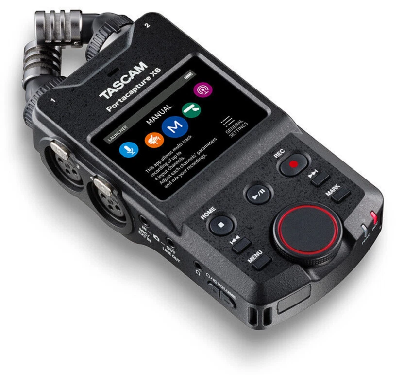 Tascam Portacapture X6 Portable High-Res Multi-Track Handheld Audio Recorder - Image 2 of 4