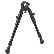 8''-10'' Adjustable Height Foldable Clamp-on Bipod for Rifle Round Barrel Mount 