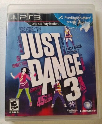 Just Dance 3 (Sony PlayStation 3, 2011) Complete With Manual